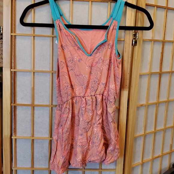 Disney girls Ariel, the little mermaid, romper 5/6 - Picture 2 of 4